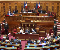 Capture d'écran Sénat